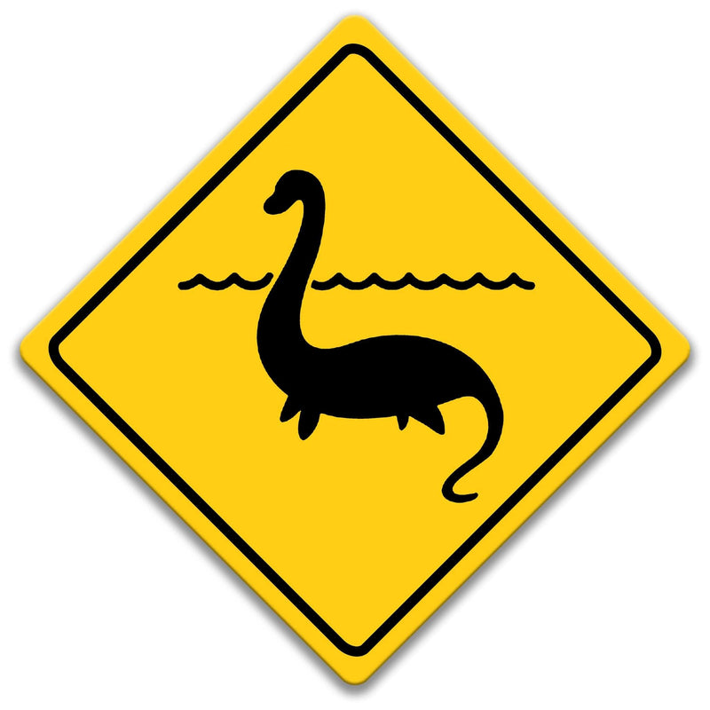 Loch Ness Crossing Caution Sign - Designs by Linda Nee