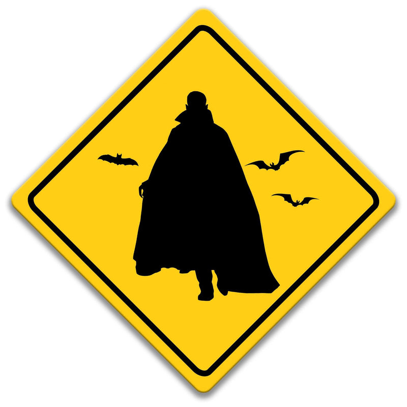 Vampire Crossing Caution Sign - Designs by Linda Nee