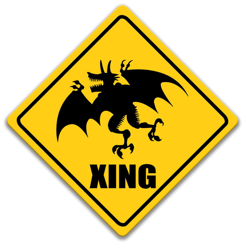 Jersey Devil XING XING Caution Sign - Designs by Linda Nee