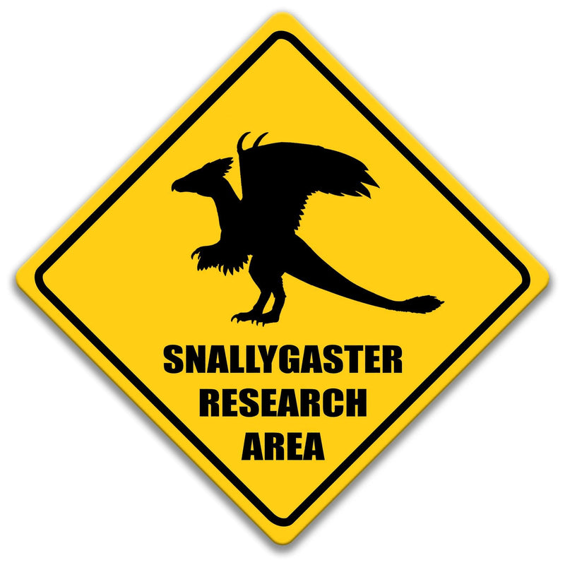 Snallygaster Research Area Sign - Designs by Linda Nee