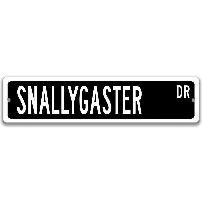 Snallygaster Metal Street Sign - Designs by Linda Nee