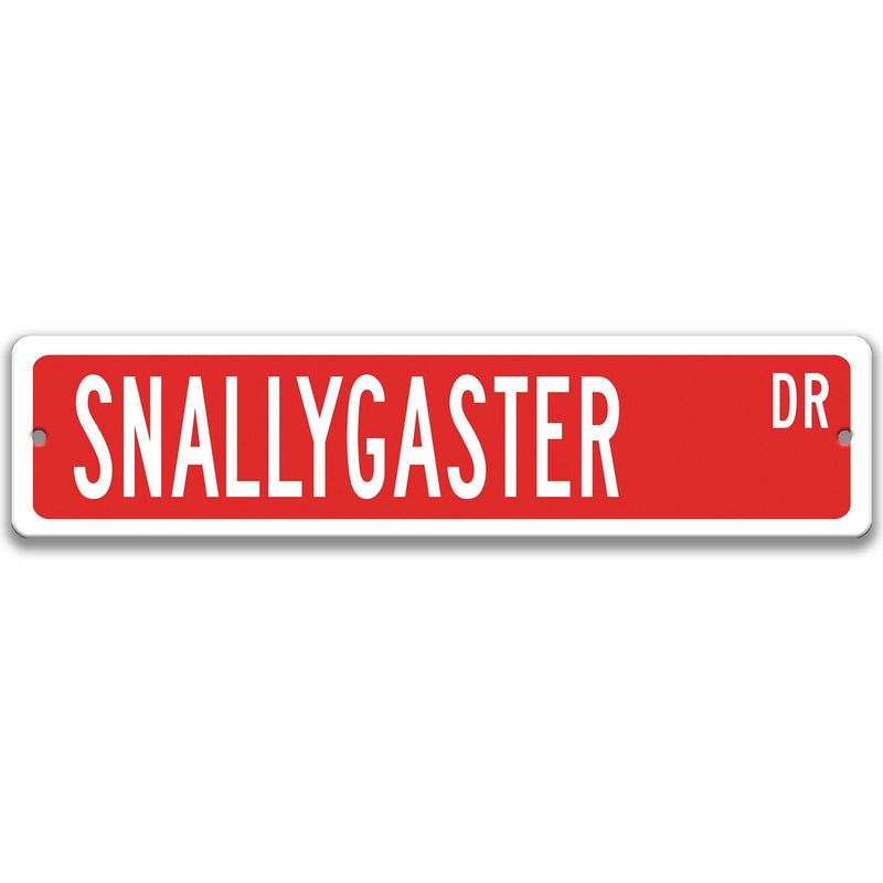 Snallygaster Metal Street Sign - Designs by Linda Nee