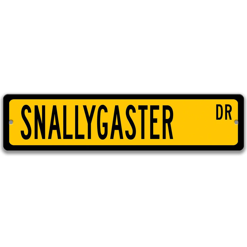 Snallygaster Metal Street Sign - Designs by Linda Nee