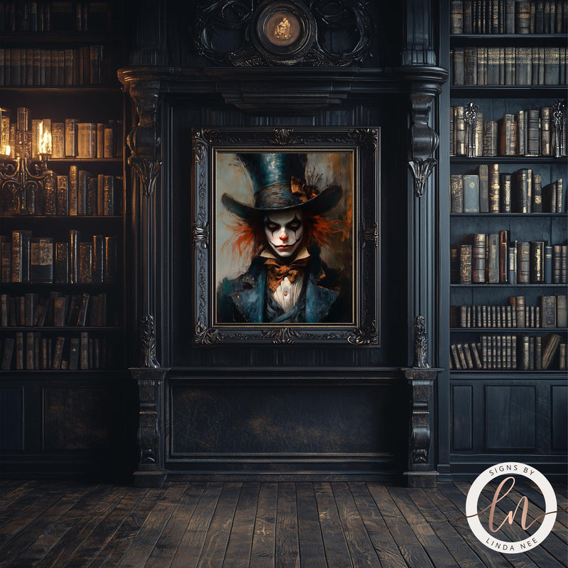 a painting of the Mad Hatter