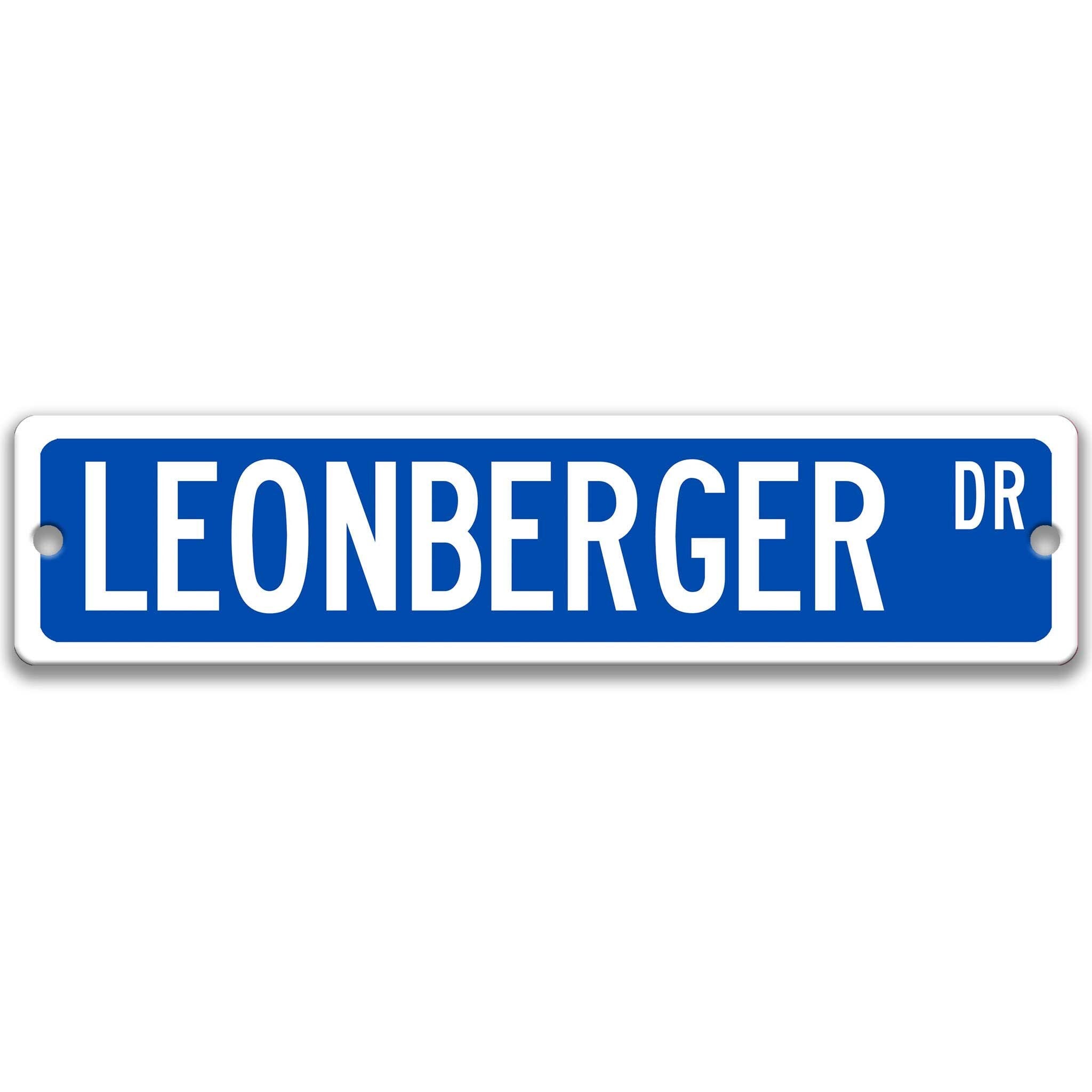 Leonberger Dog Metal Street SignDesigns by Linda Nee