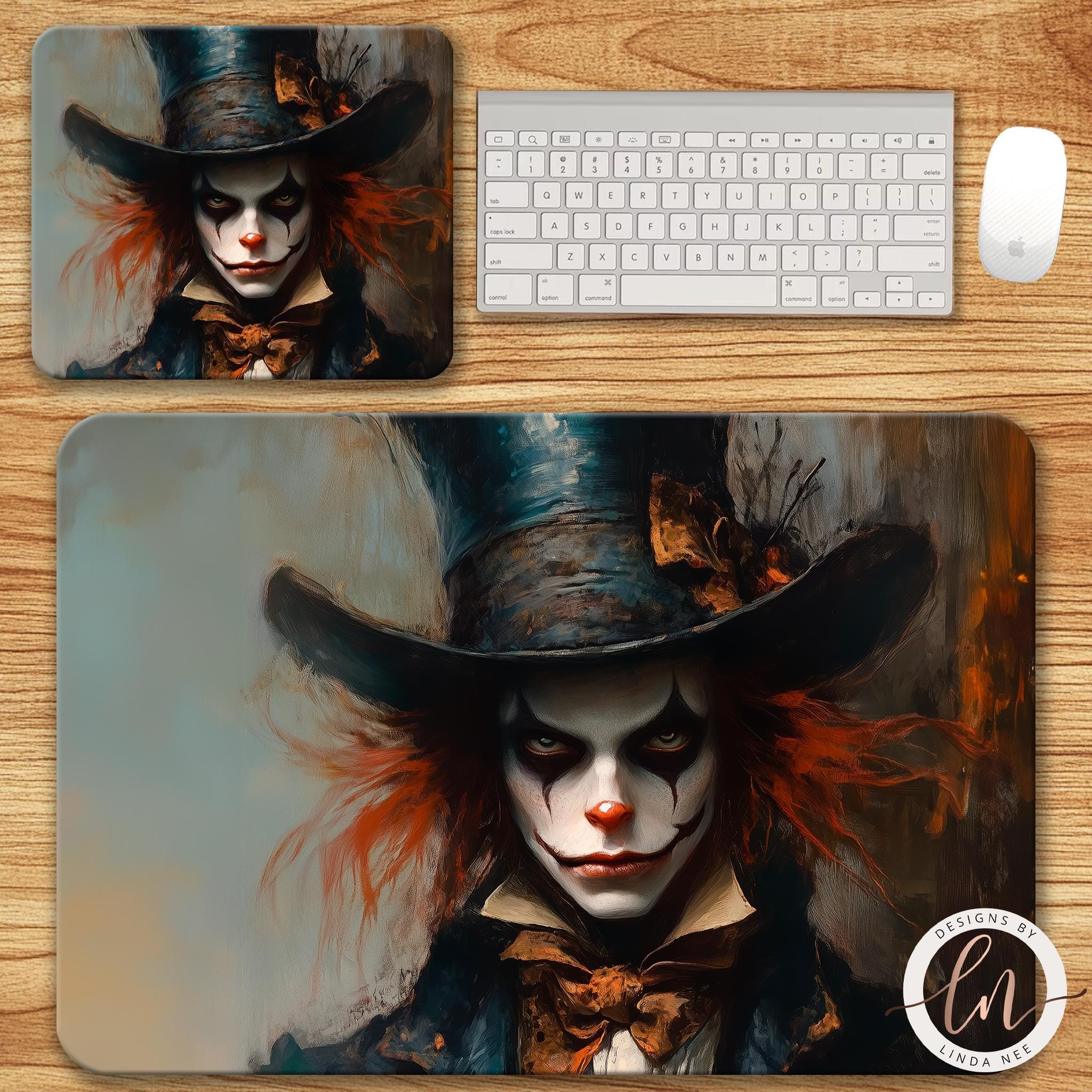 Mad Hatter Mousepad - Alice in Wonderland Dark Academia Mat