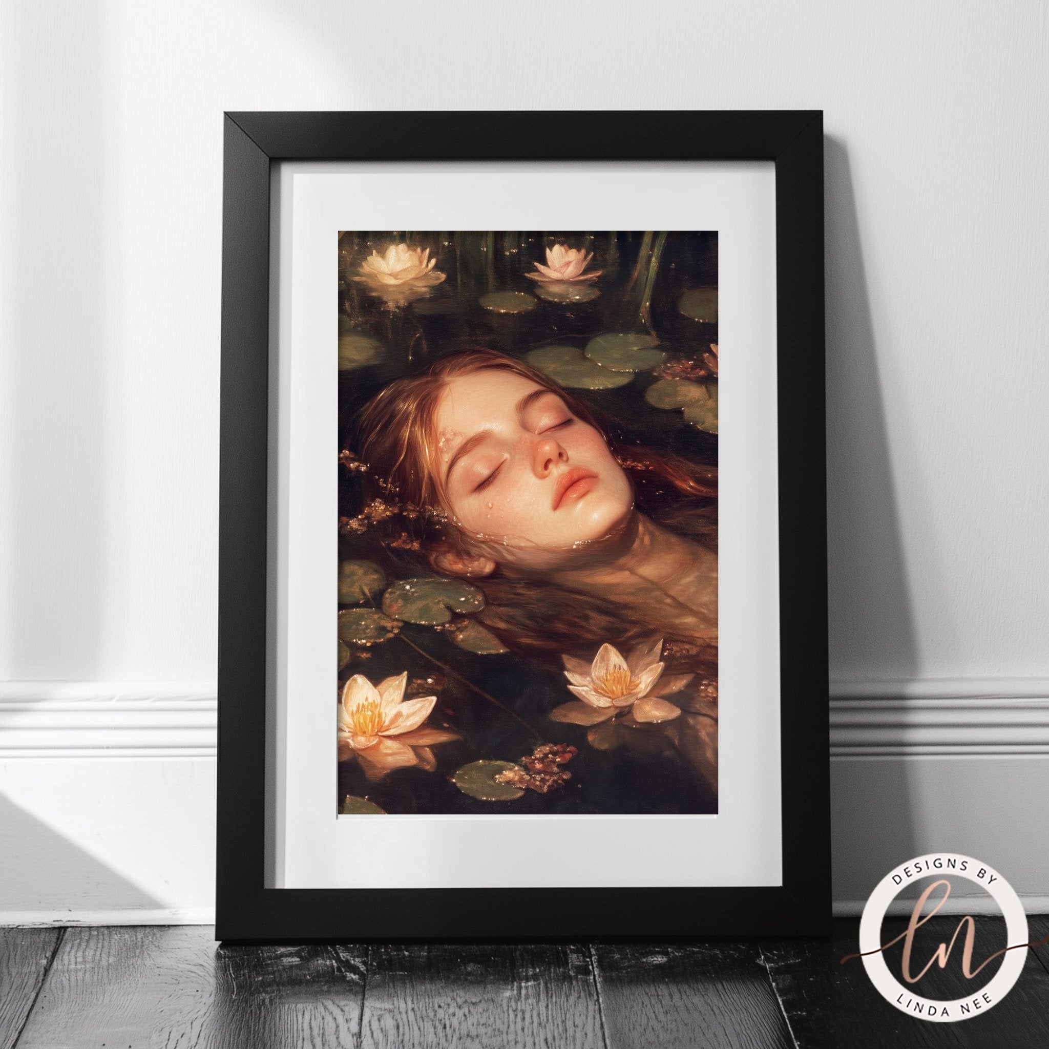 Ophelia Drowning Art Print