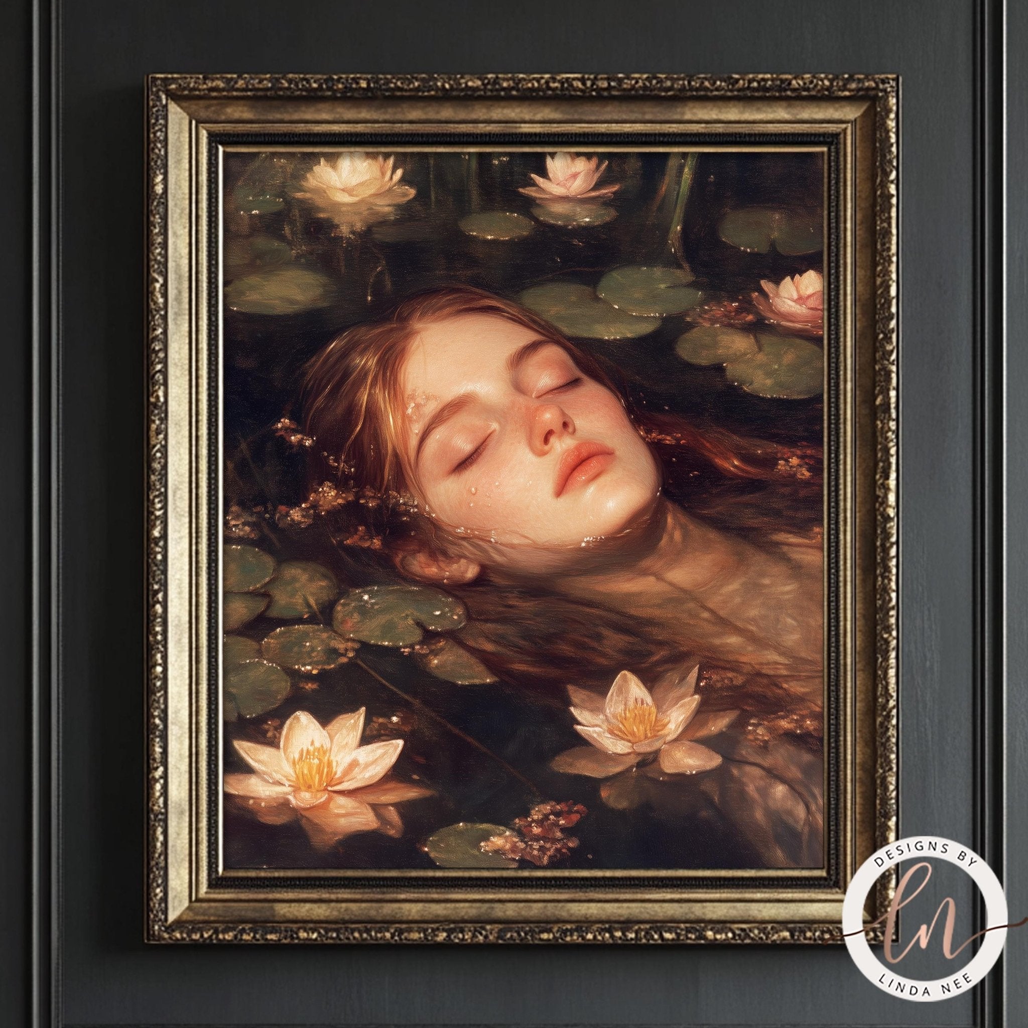 Ophelia Drowning Art Print