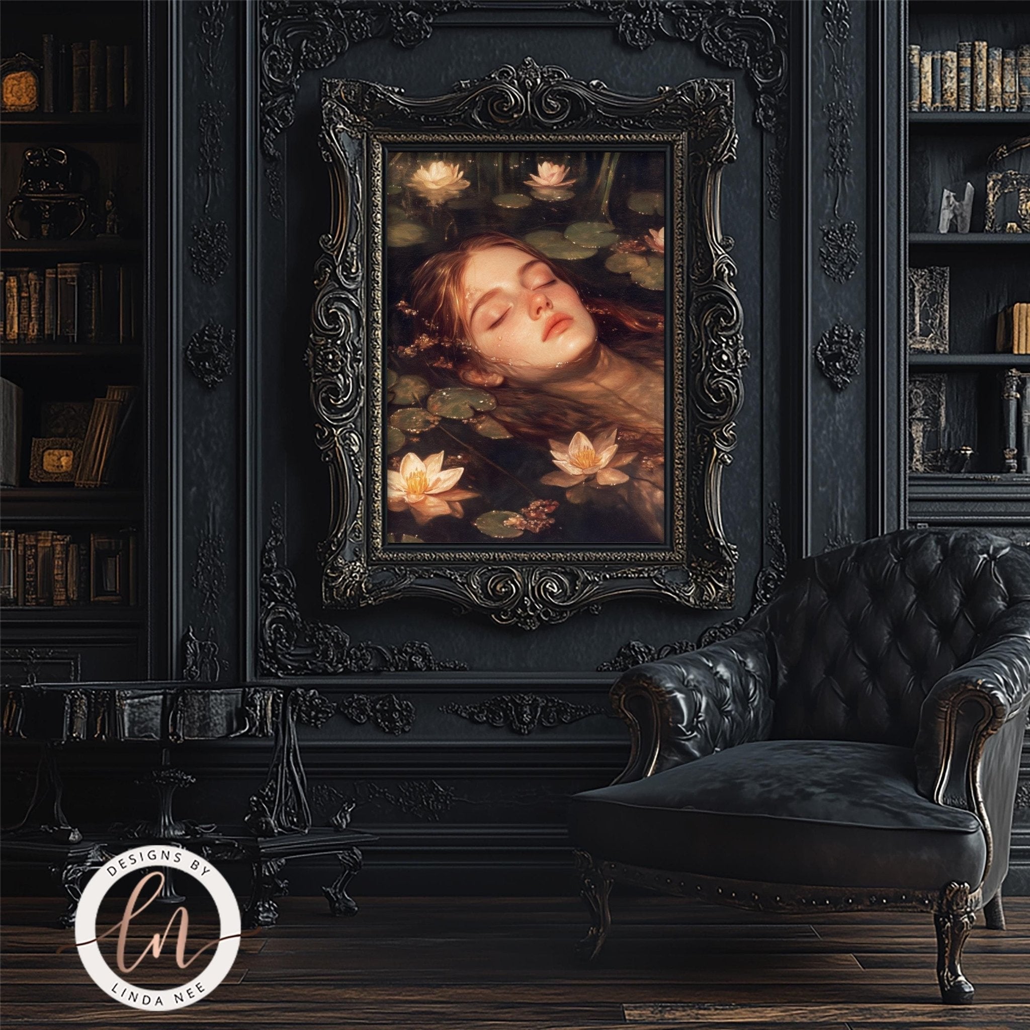 Ophelia Drowning Art Print