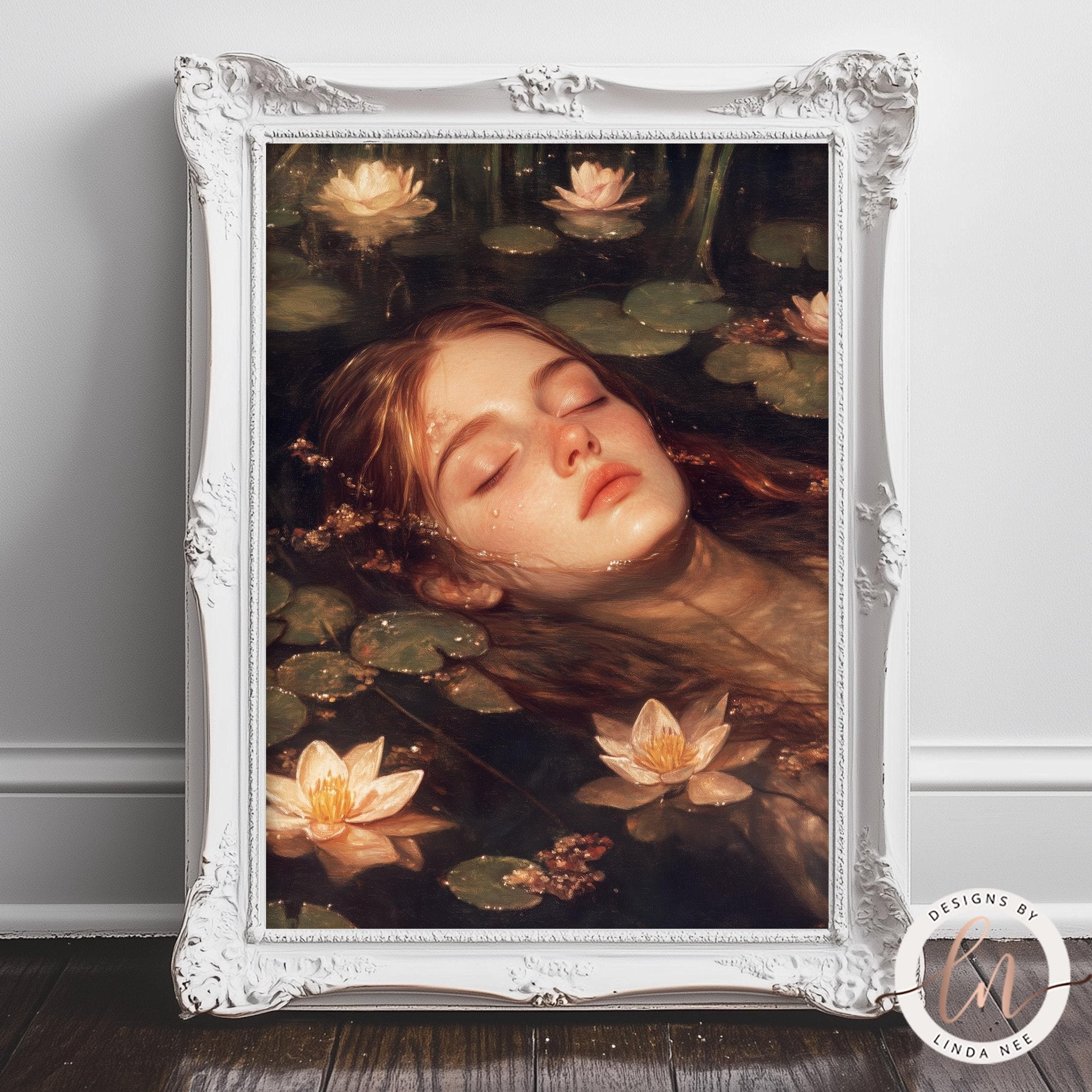 Ophelia Drowning Art Print