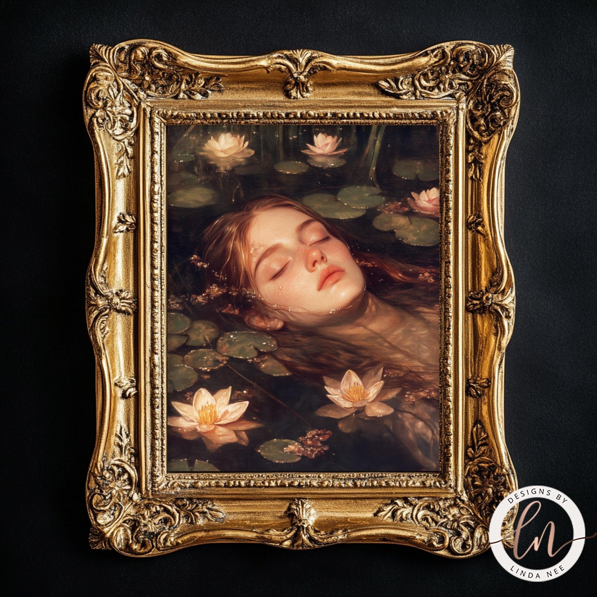 Ophelia Drowning Art Print