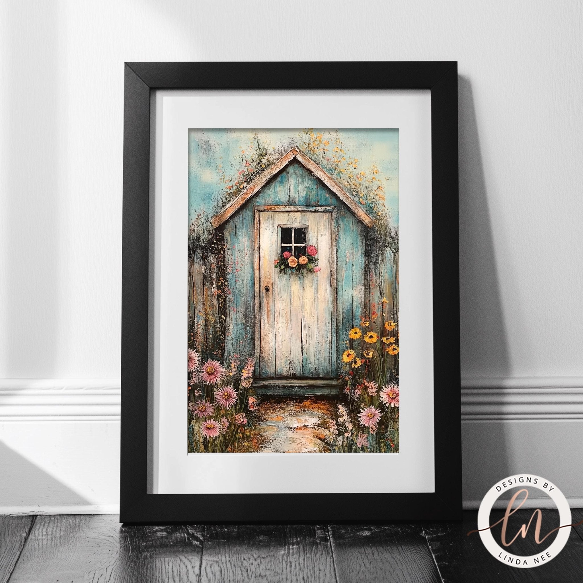 Rustic Flower Garden Art