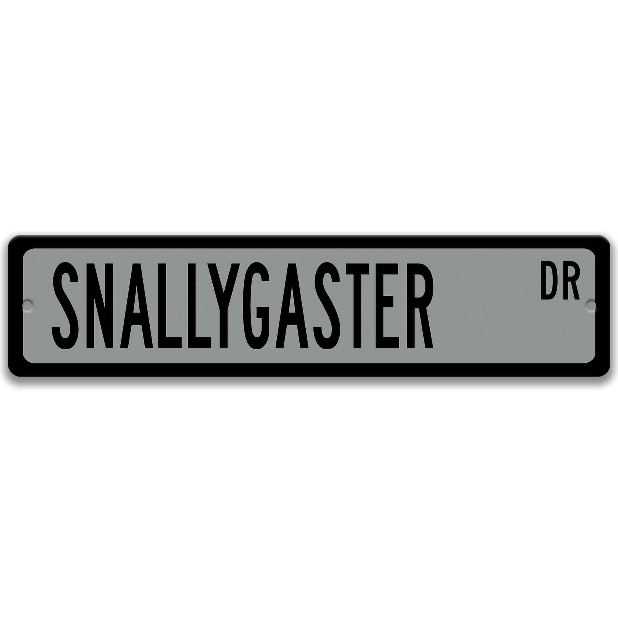 Snallygaster Metal Street Sign