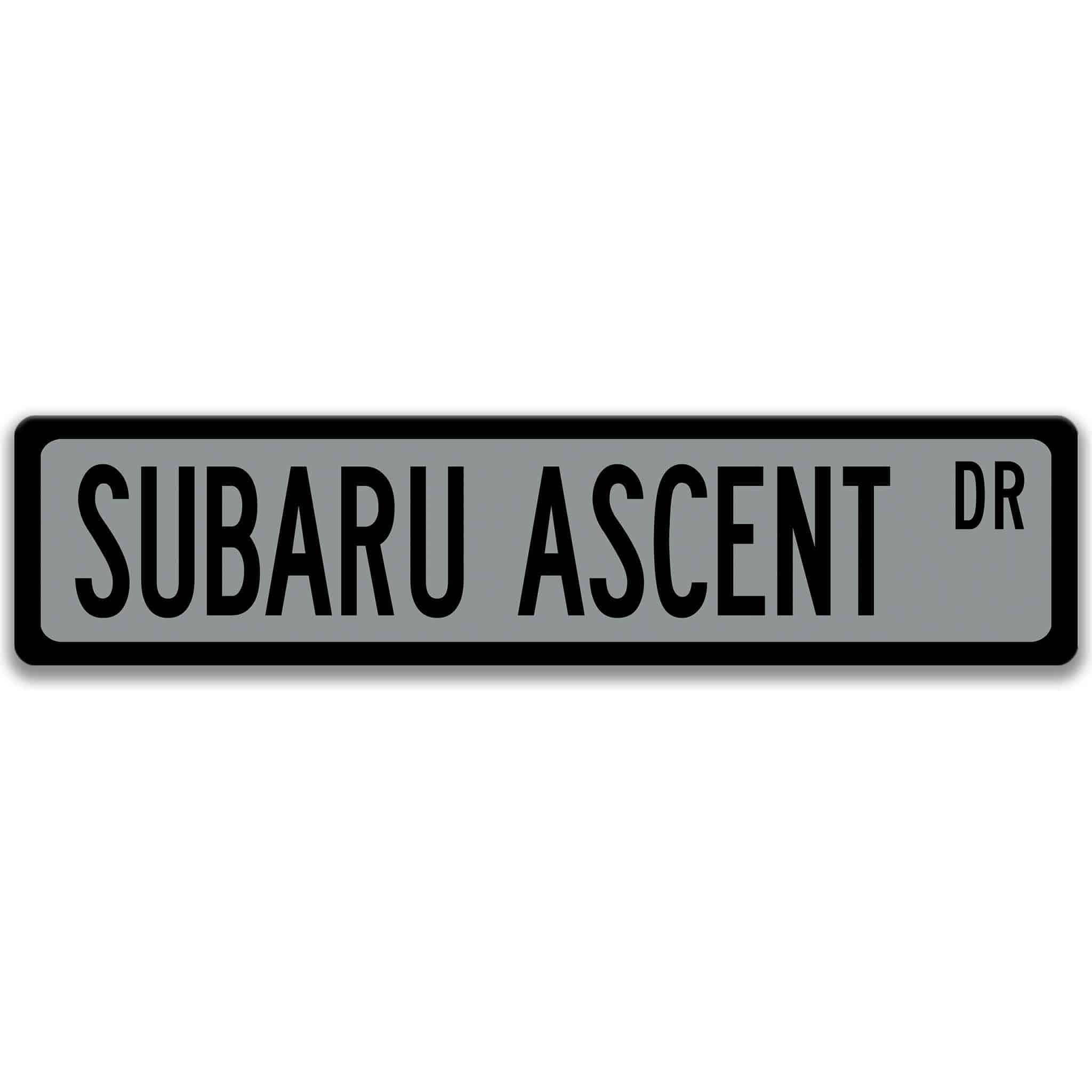 Subaru Ascent Street Sign, Subie Garage Sign, Auto Accessories A - SSV024