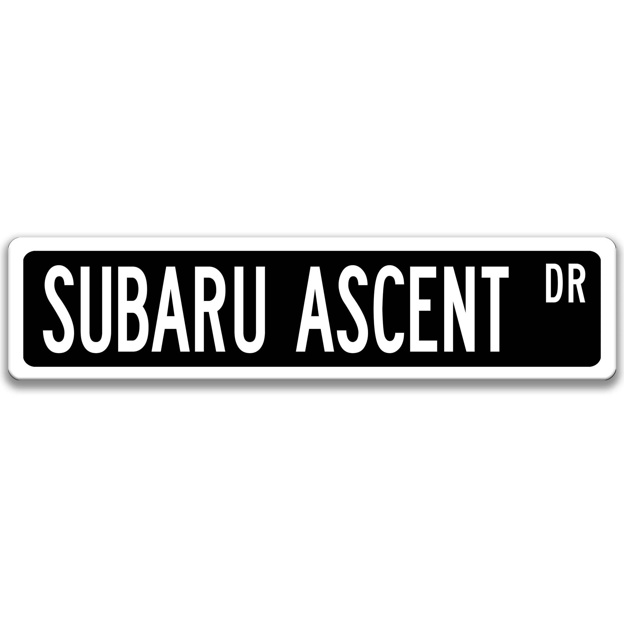 Subaru Ascent Street Sign, Subie Garage Sign, Auto Accessories A - SSV024