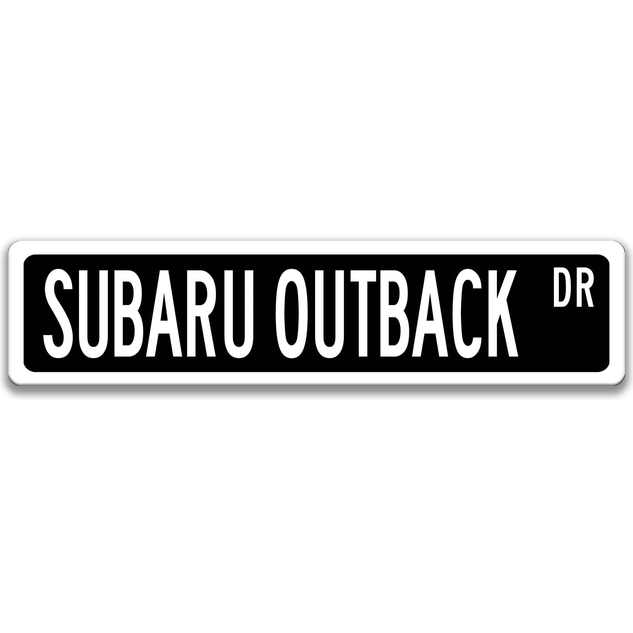 Subaru Outback Street Sign, Subie Garage Sign, Auto Accessories A - SSV018