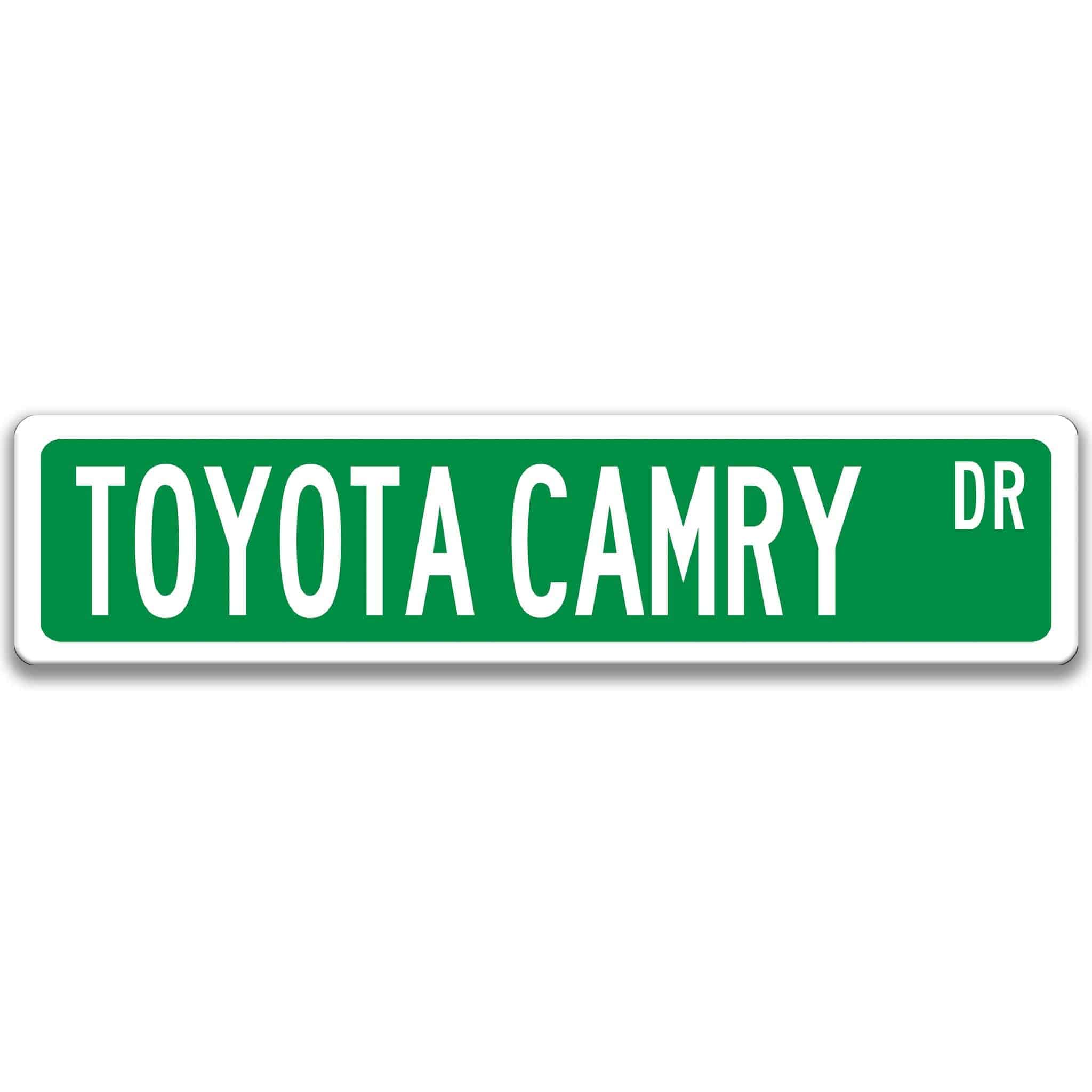 Toyota Camry Street Sign