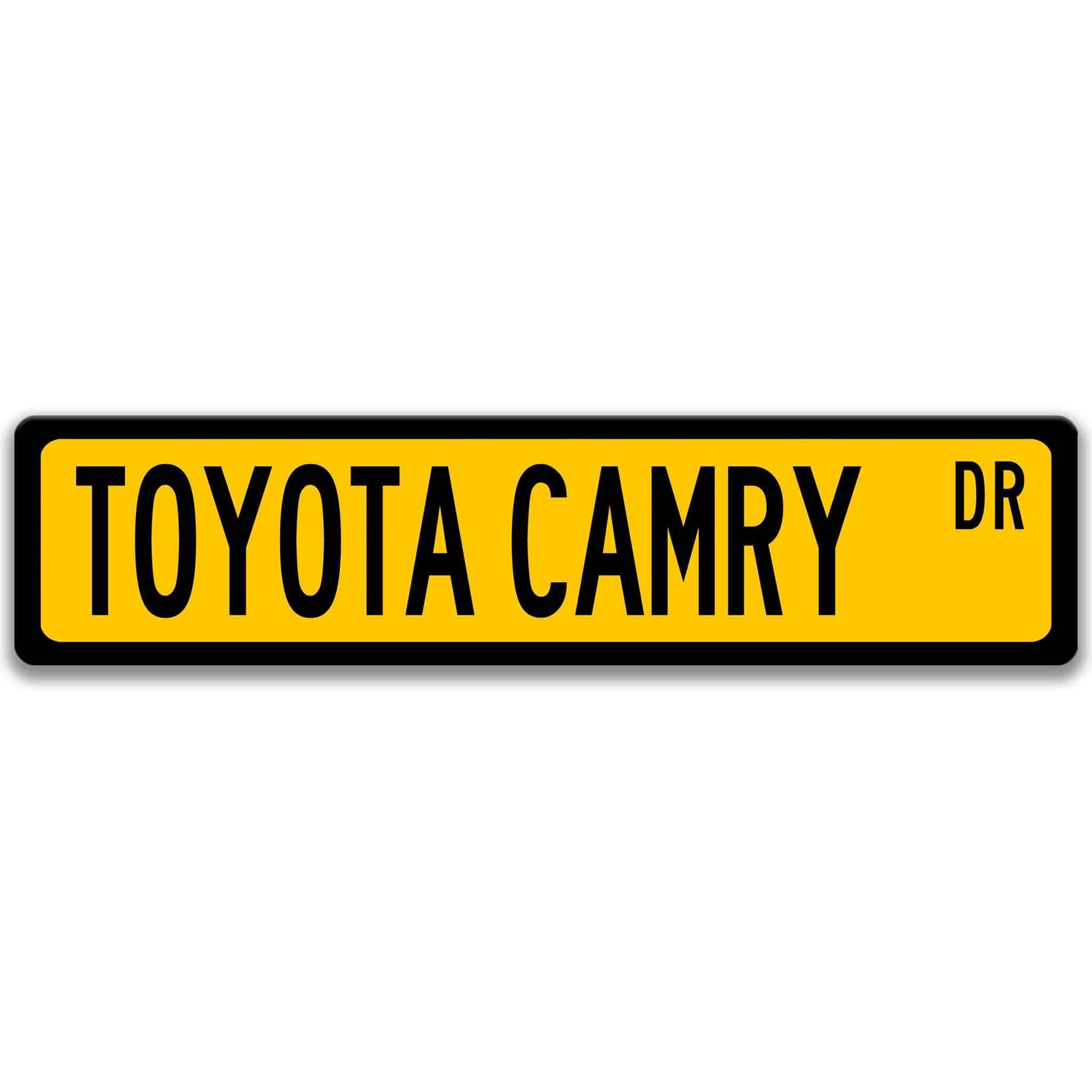 Toyota Camry Street Sign