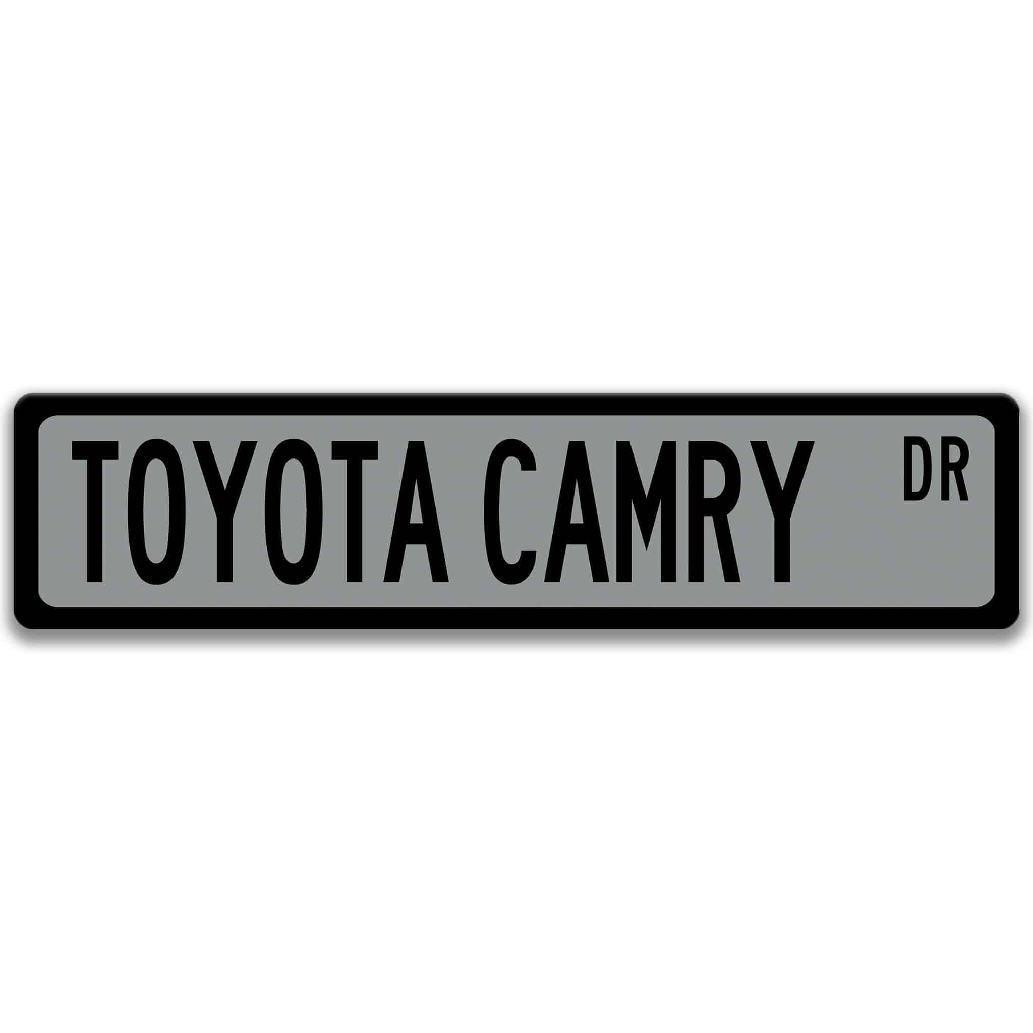 Toyota Camry Street Sign