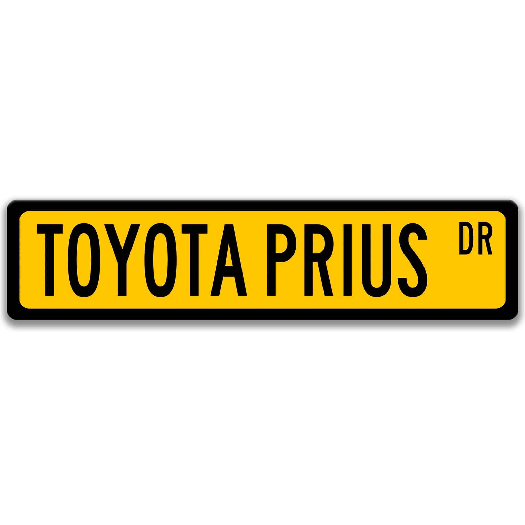 Toyota Prius Street Sign