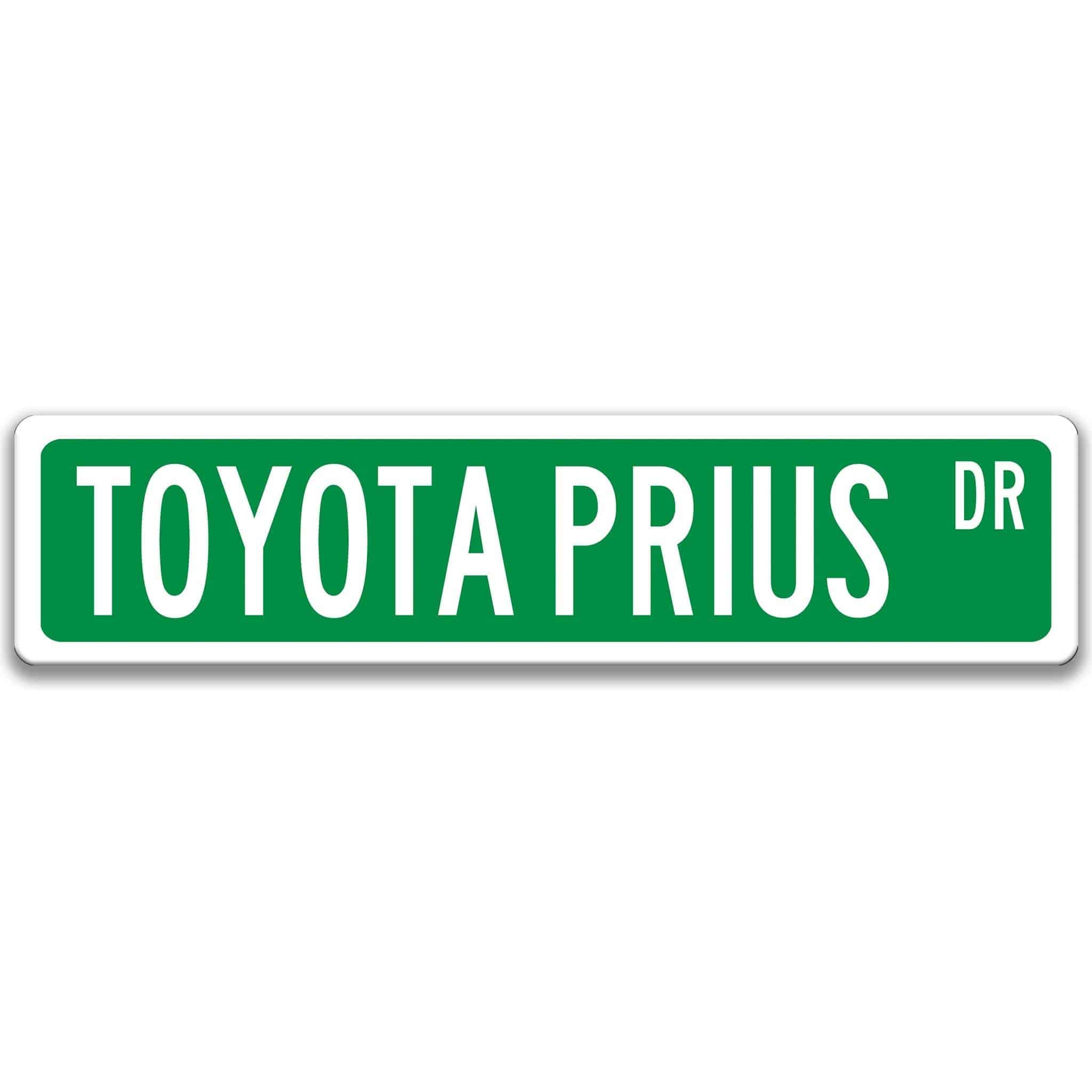 Toyota Prius Street Sign