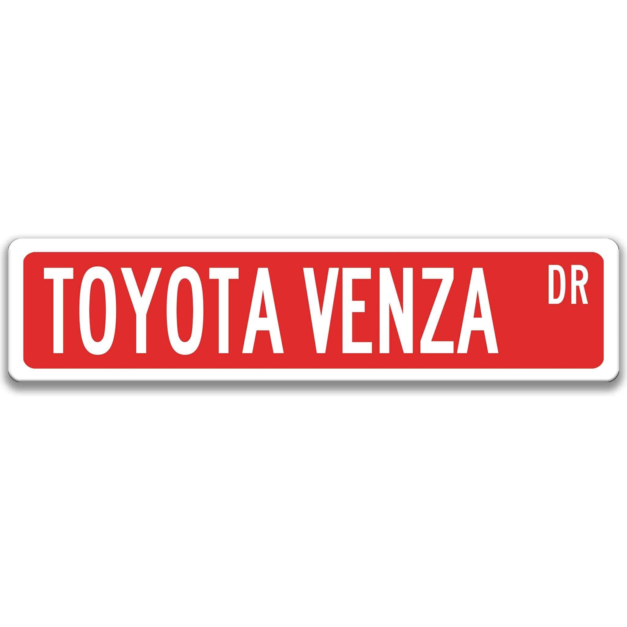 Toyota Venza Street Sign