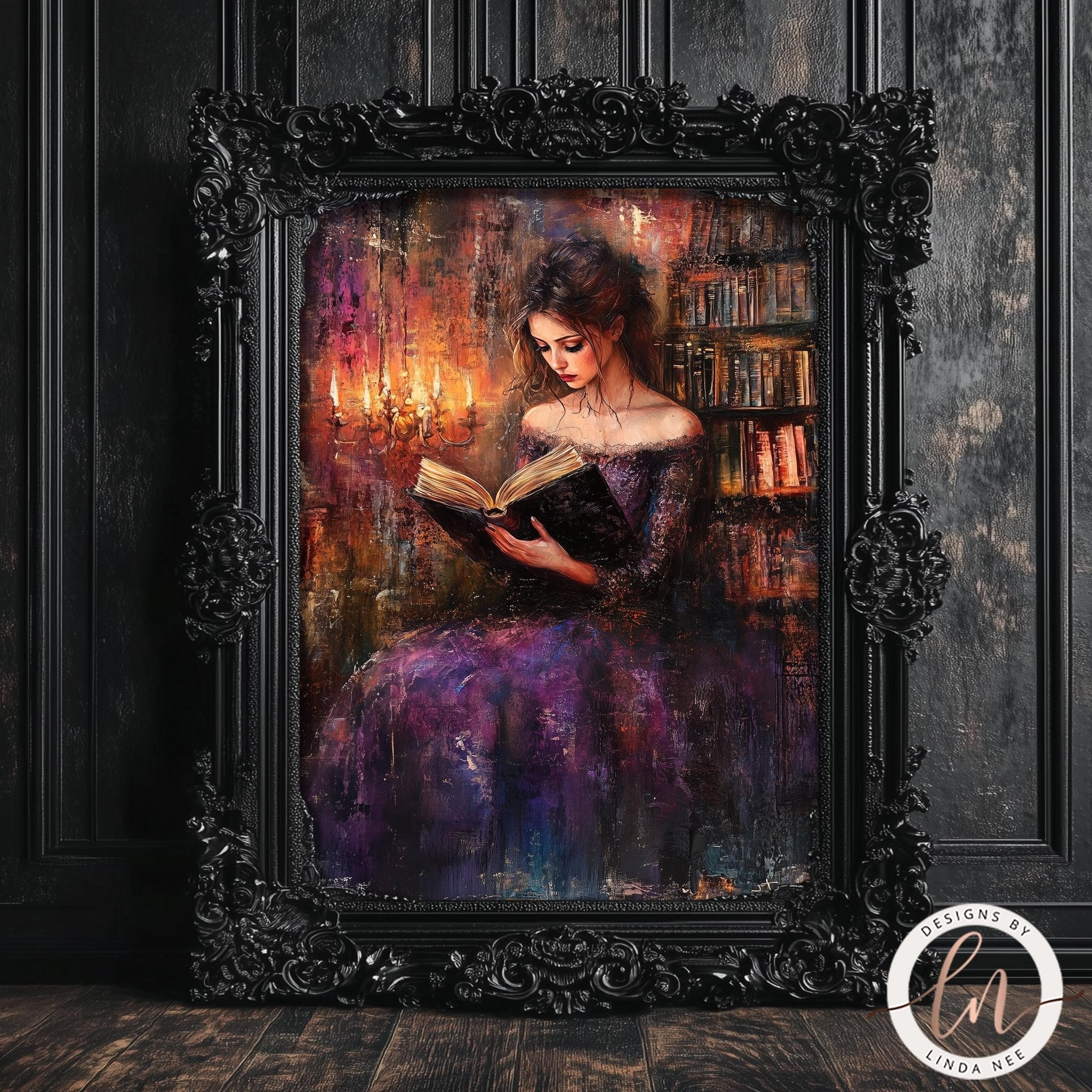 Victorian Lady Reading