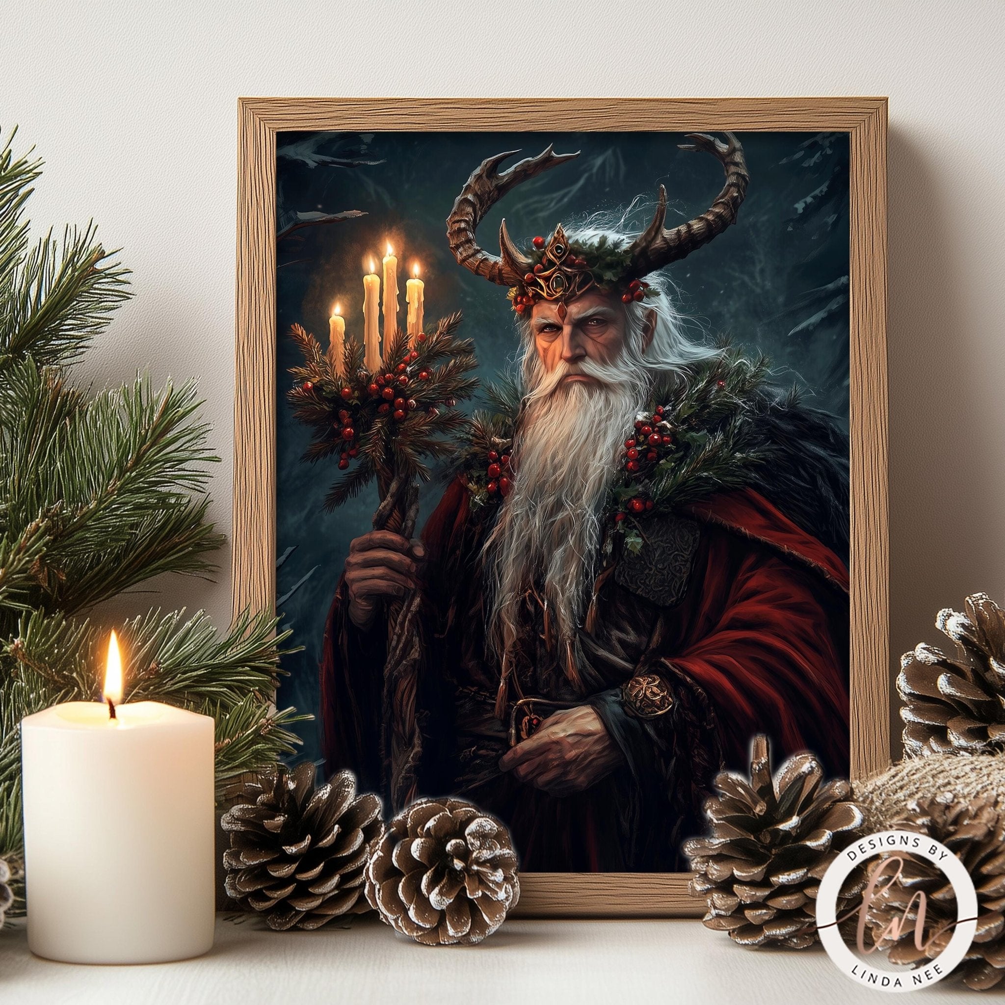 Yule King Art - Metal & Fine Prints for Holiday Decor